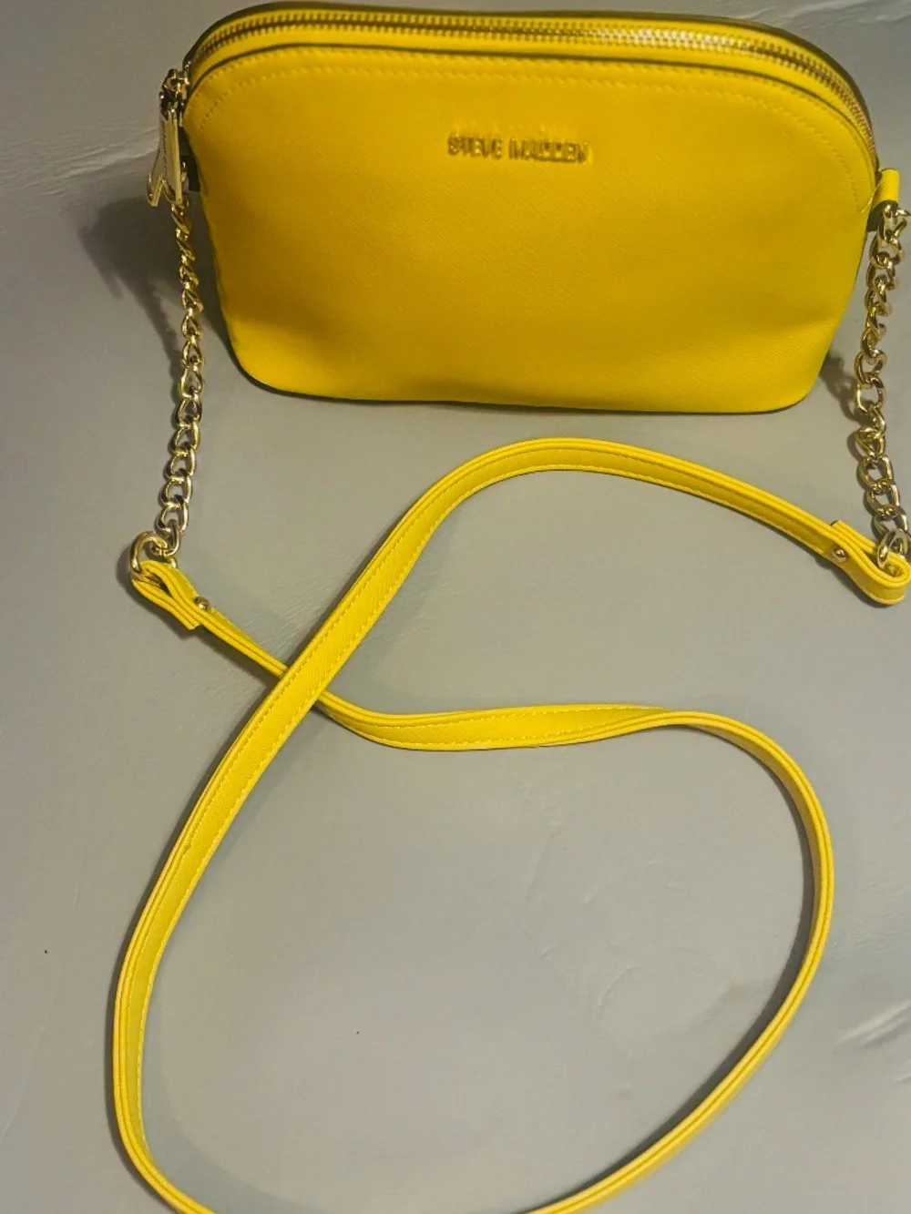 Steve Madden Yellow Crossbody Bag Full Zip